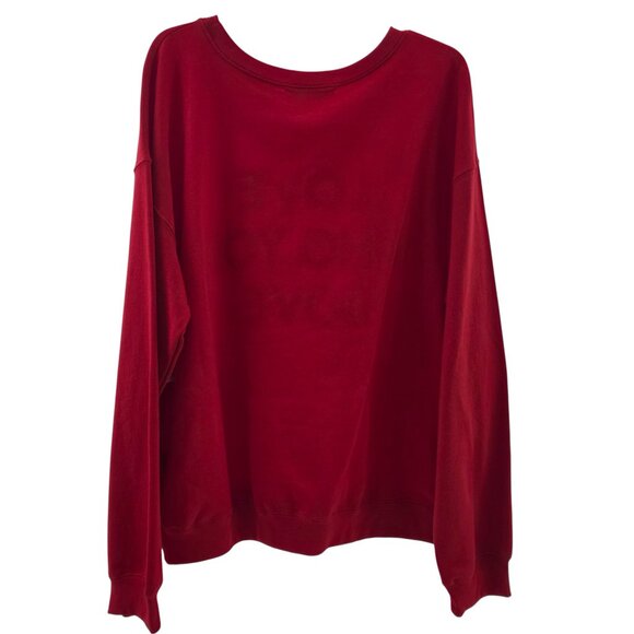 Wound Up Love Who You Love Women’s Red Pullover Sweatshirt - Size XL NWT - Picture 2 of 15